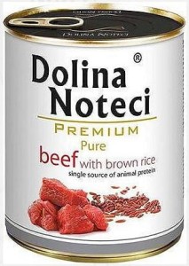 DOLINA NOTECI Premium Pure Wołowina z Brązowym Ryżem 6x800g
