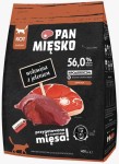 PAN MIĘSKO karma sucha dla kota Wołowina z jeleniem chrupki M 400g