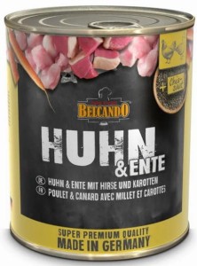 BELCANDO Super Premium kurczak z kaczką i marchewką 800g