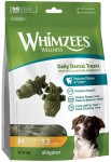WHIMZEES Aligator gryzak dentystyczny dla średnich psów Medium 12 sztuk