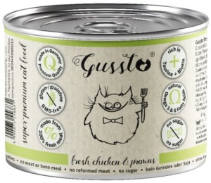 GUSSTO Cat Fresh Chicken with Prawns kurczak z krewetką 200g 