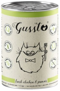 GUSSTO Cat Fresh Chicken with Prawns kurczak z krewetką 400g  