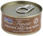 Fish4Cats Sardynka i Makrela mokra karma dla kota 70g