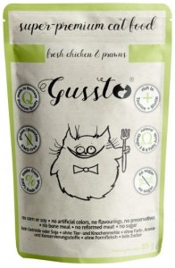 GUSSTO Cat Fresh Chicken with Prawns kurczak z krewetką /saszetka/ 85g 