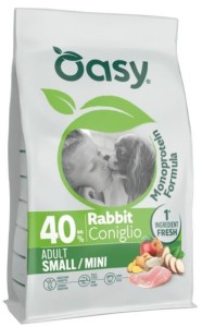 OASY One Animal Protein Adult Small/Mini Rabbit królik sucha monobiałkowa karma dla psa 2kg  