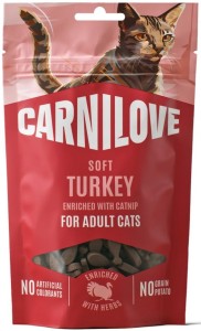 BRIT CARNILOVE Cat Soft Turkey with Catnip przysmak dla kota 50g 