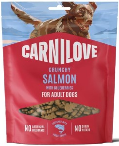 BRIT CARNILOVE Crunchy Snack Salmon with Blueberries przysmak dla psa 200g