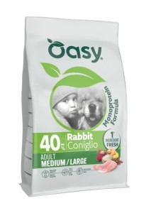OASY One Animal Protein Adult Medium/Large Rabbit królik sucha monobiałkowa karma dla psa 2 kg 