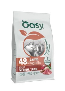 OASY One Animal Protein Adult Medium/Large Lamb jagnięcina sucha monobiałkowa karma dla psa 2 kg