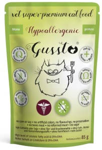 GUSSTO Vet Cat  Hypoallergenic mokra karma dla kota 85g