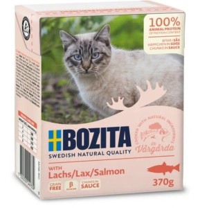 BOZITA Tetra recart Cat Chunks Łosoś  w Sosie 370g