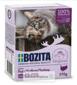 BOZITA Tetra recart Cat Chunks Indyk w Galaretce 370g