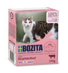 BOZITA Tetra recart  Cat Chunks Wołowina w Sosie 370g