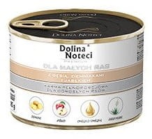 DOLINA NOTECI Premium dla psów małych ras Gęś z Ziemniakami I Jabłkiem 185g