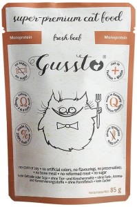 GUSSTO Cat Fresh Beef wołowina /saszetka/ 85g
