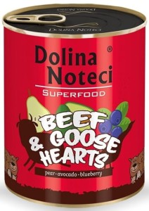 DOLINA NOTECI Superfood Adult Wołowina i Serca Gęsi 800g