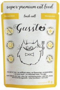 GUSSTO Cat Fresh Calf cielęcina /saszetka/ 8x85g