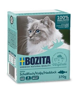 BOZITA Tetra recart Cat Chunks Dorsz w Galartece 370g