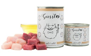 GUSSTO Cat Fresh Calf&Rabbit cielęcina z królikiem 200g