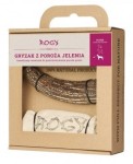ROGY Antler Dog naturalny gryzak z poroża jelenia rozmiar L 210g