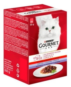 GOURMET Mon Petit Wołowina Cielęcina Jagnięcina w sosie 6x50g