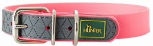 HUNTER Obroża Convenience "65" neon róż