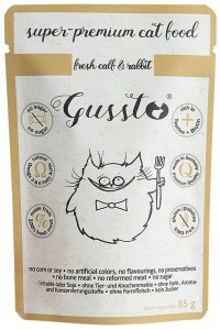 GUSSTO Cat Fresh Calf&Rabbit cielęcina z królikiem /saszetka/ 85g