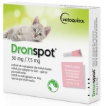 VETOQUINOL Dronspot Mały Kot 2x0,35ml (30 mg/7,5 mg)